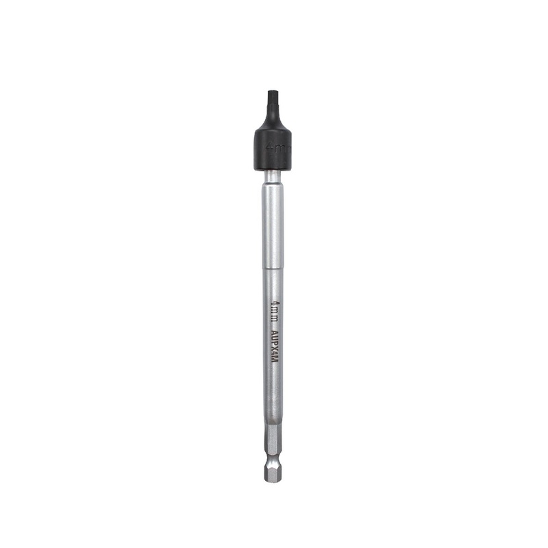 1/4" SHANK 4MM METRIC HEX UNIVERSAL IMPACT DRIVER 6" LONG EXTENSION POWER BIT