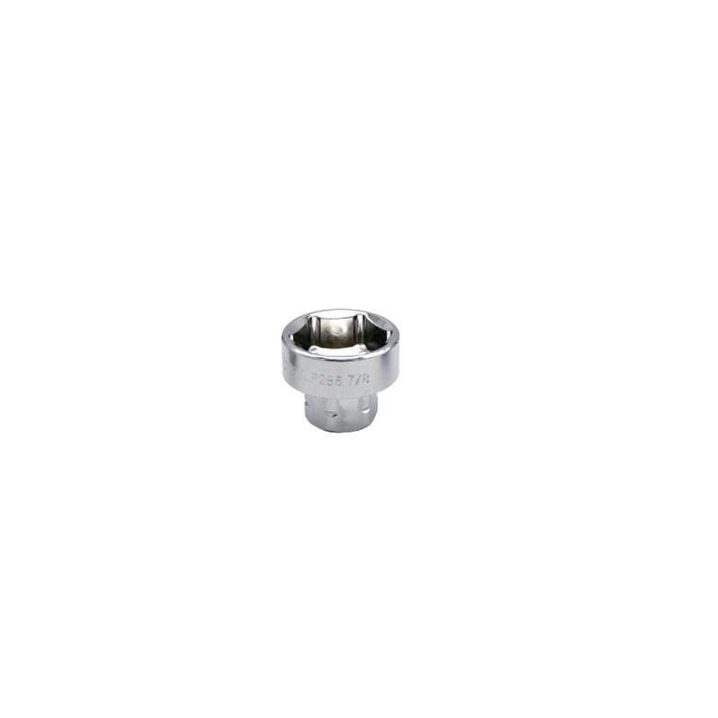 3/8" AND 17MM DUAL DRIVE 7/8" SAE 6 POINT LOW PROFILE SOCKET