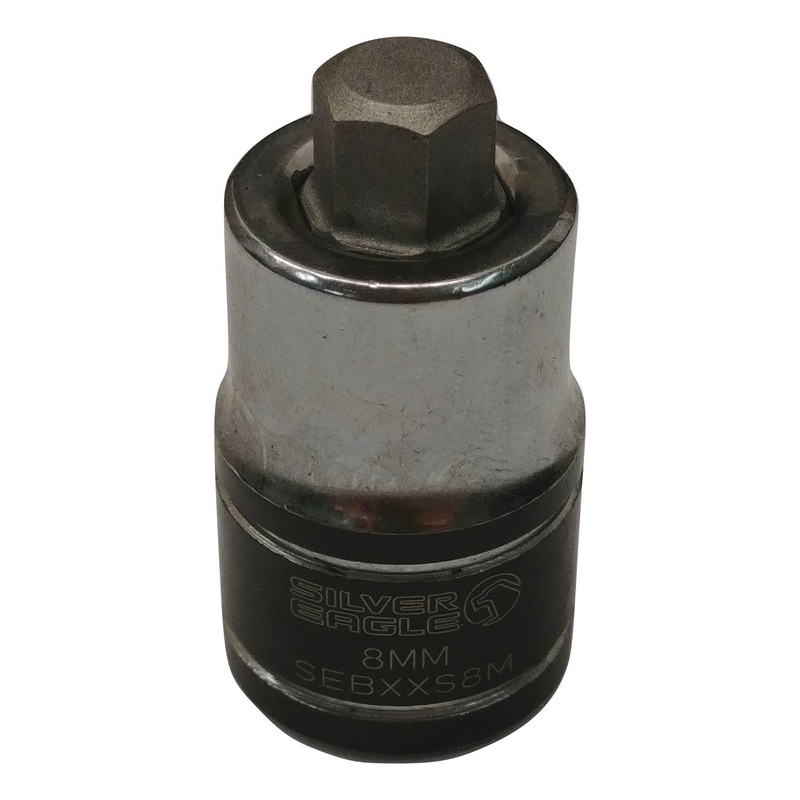 3/8" DR 8MM STUBBY HEX BIT