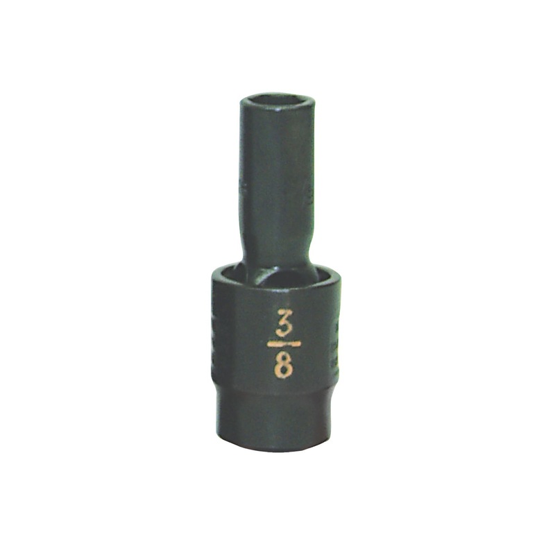 3/8" DRIVE 3/8" SAE 6 POINT MID-LENGTH UNIVERSAL IMPACT SOCKET