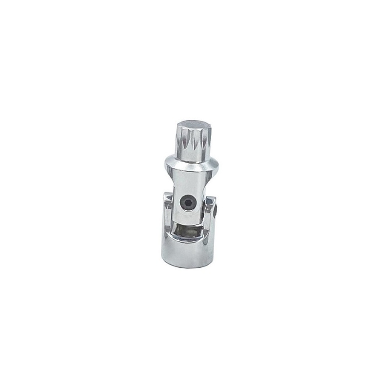 1/4" DRIVE 9M STUBBY UNIVERSAL TRIPLE SQUARE BIT SOCKET