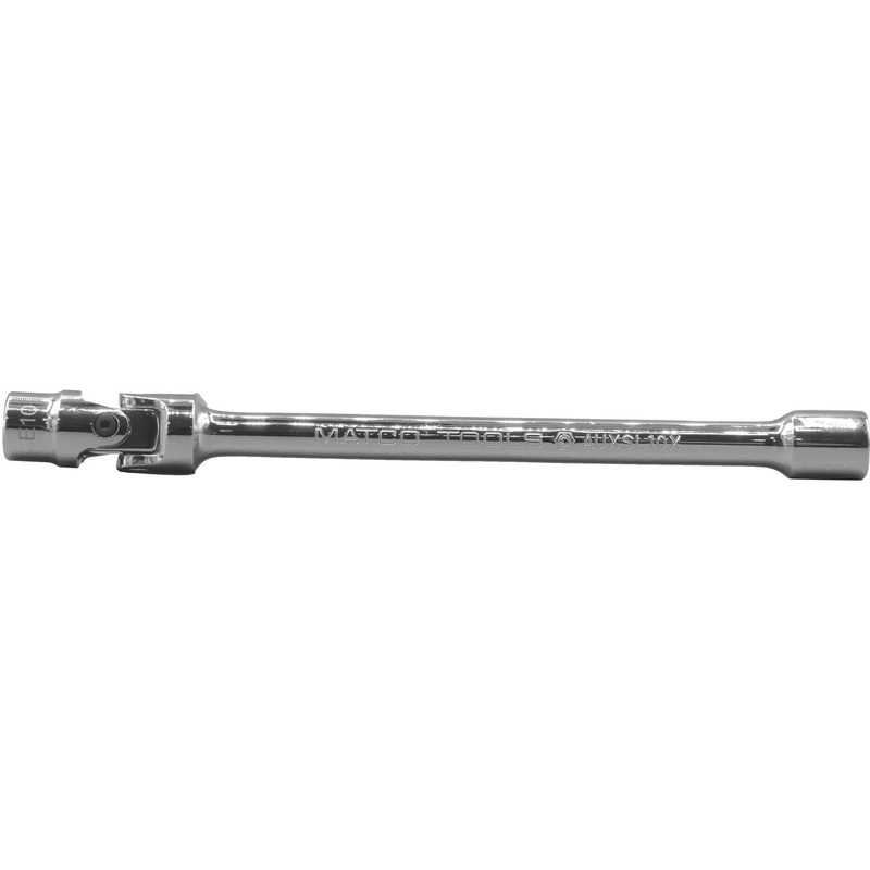 1/4" DRIVE E10 6" OVERALL LENGTH SPRING LOADED UNIVERSAL INVERTED TORX SOCKET