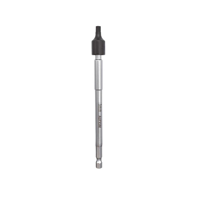 1/4" SHANK 5MM METRIC HEX UNIVERSAL IMPACT DRIVER 6" LONG EXTENSION POWER BIT