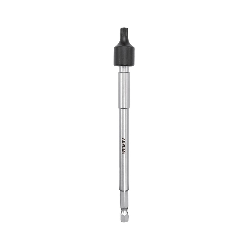 1/4" SHANK M6 TRIPLE SQUARE UNIVERSAL IMPACT DRIVER EXTENSION 6" LONG POWER BIT