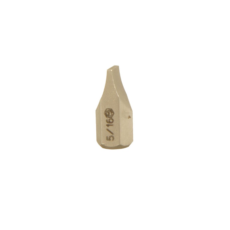 5/16 IN SLOTTED STUBBY BIT