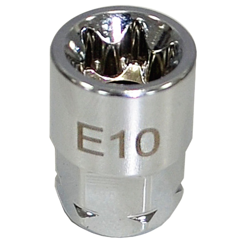 E10- 1/4" DRIVE E10 INVERTED TORX SOCKET