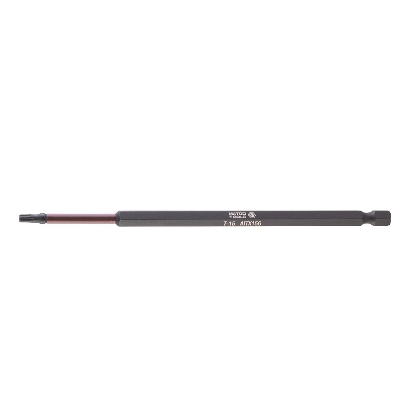 T15 TORX POWER BIT, 6"