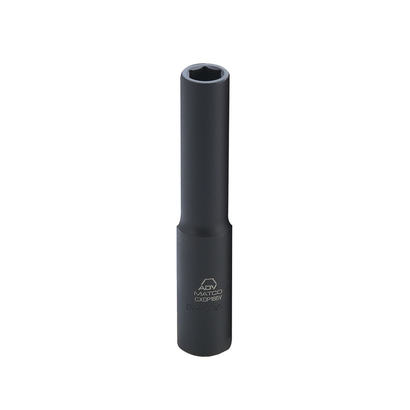 1/2" DRIVE 1/2" SAE 6 POINT EXTRA DEEP IMPACT SOCKET