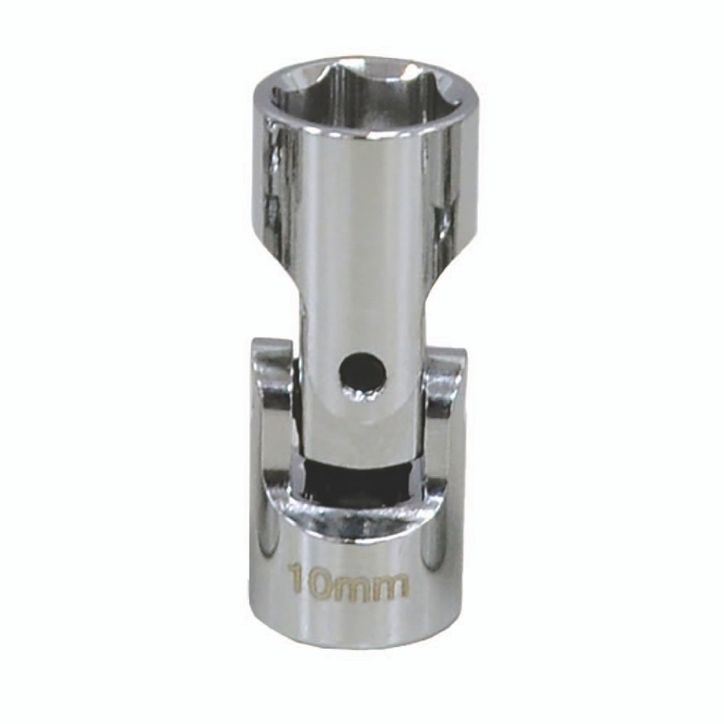 1/4'' DRIVE 10 MM 6 POINT STUBBY UNIVERSAL SOCKET