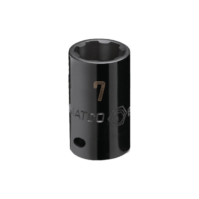 1/4" DRIVE 7MM METRIC PRO NON-SLIP IMPACT SOCKET