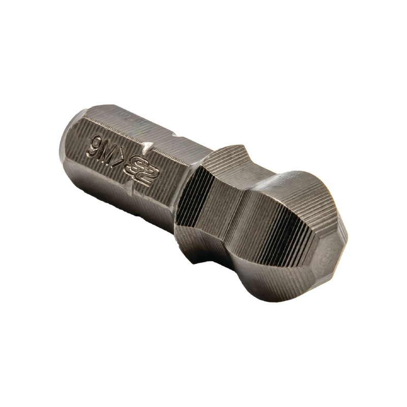 1/4"X1" 9MM BALL HEX BIT