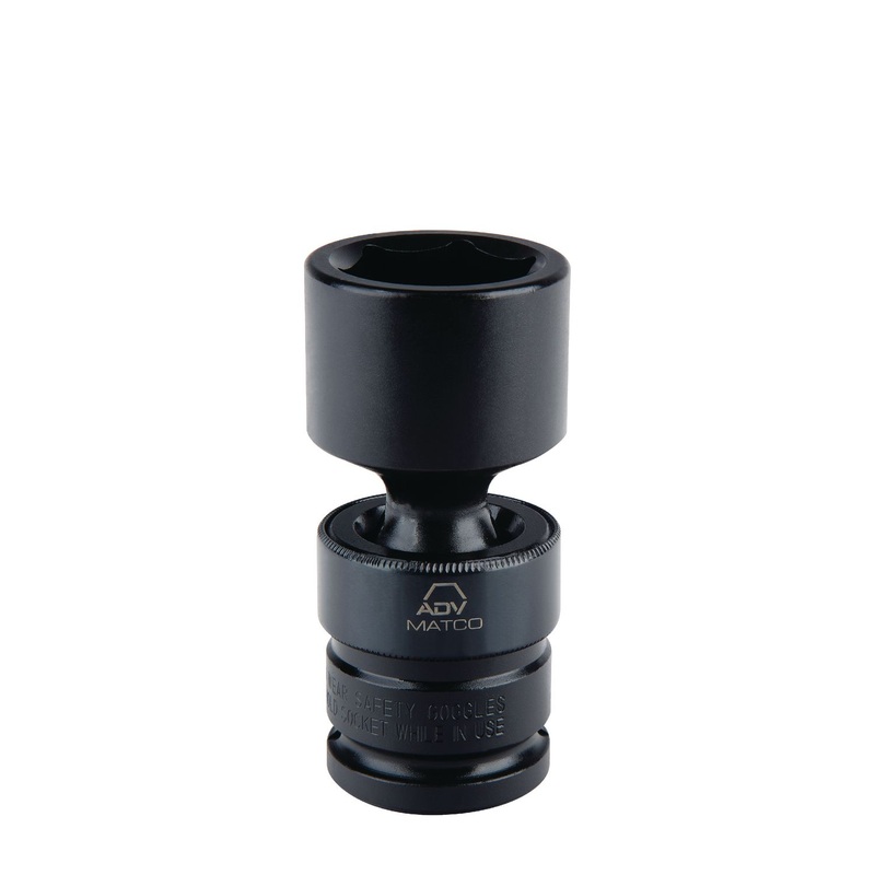 3/4" DRIVE 1-1/8" SAE 6 POINT ADV UNIVERSAL IMPACT SOCKET