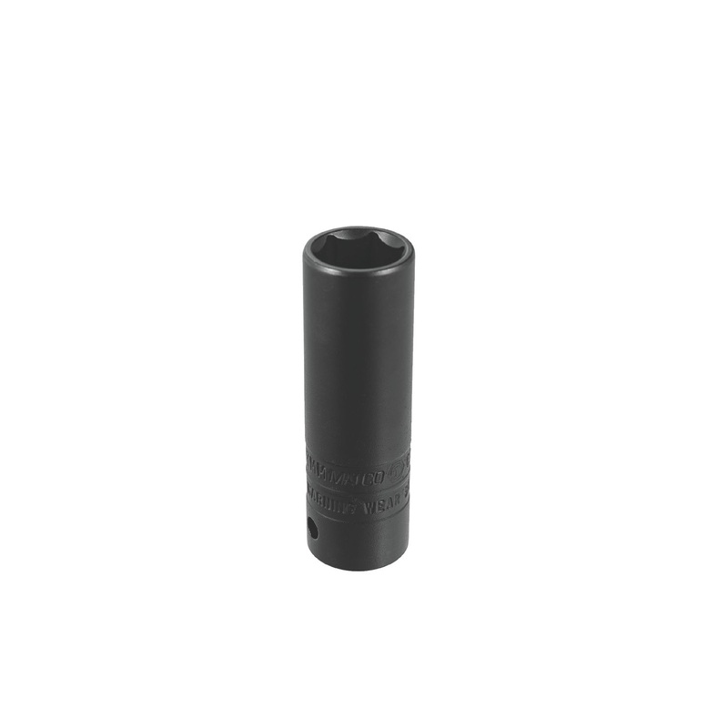1/2" DRIVE 17MM METRIC 6 POINT DEEP THIN WALL IMPACT SOCKET