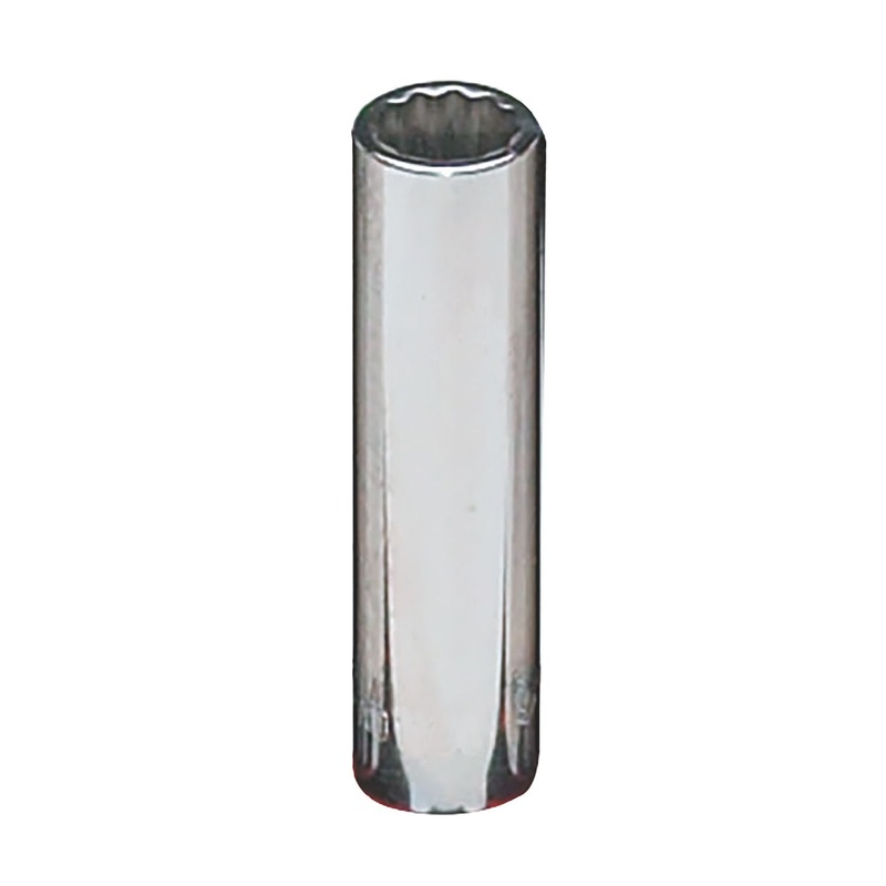 1/4" DRIVE 11/32" SAE 12 POINT DEEP CHROME SOCKET