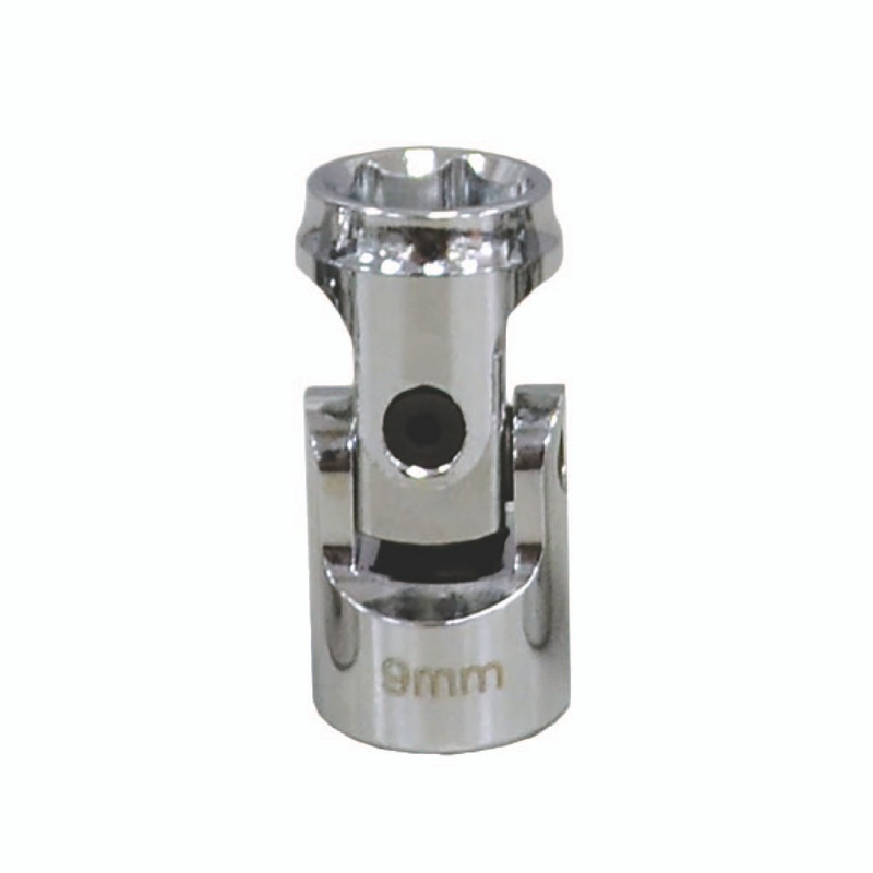 1/4'' DRIVE 9 MM 6 POINT STUBBY UNIVERSAL SOCKET