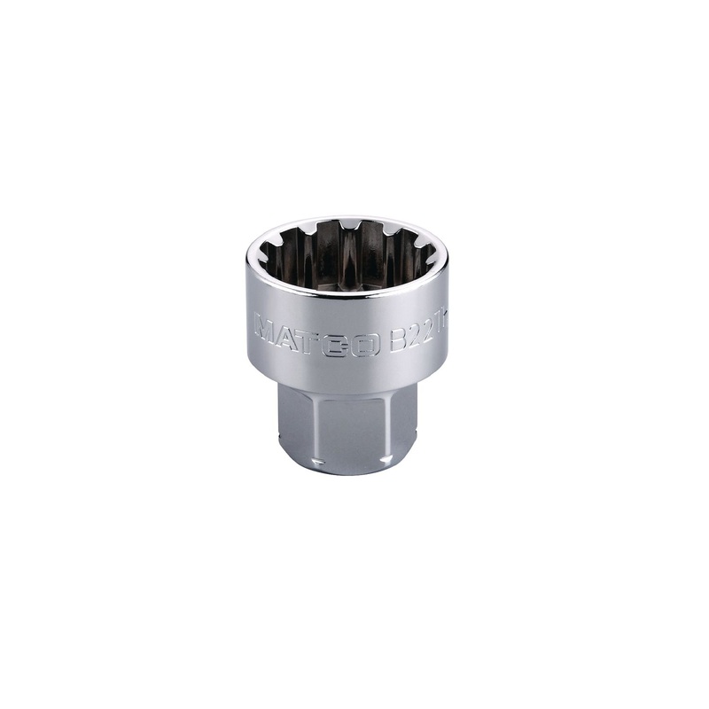22MM THRU-DRIVE SPLINE SOCKET
