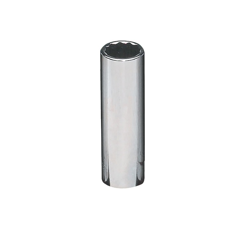 3/8" DRIVE 9/16" SAE 12 POINT DEEP CHROME SOCKET