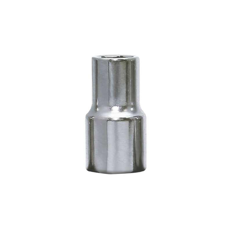 1/2" DRIVE 10MM METRIC 6 POINT CHROME SOCKET