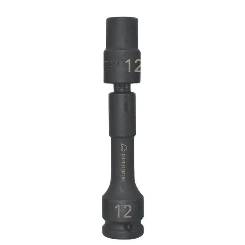 1/2" DRIVE 12MM 12 POINT PINLESS UNIVERSAL DRIVE LINE IMPACT SOCKET