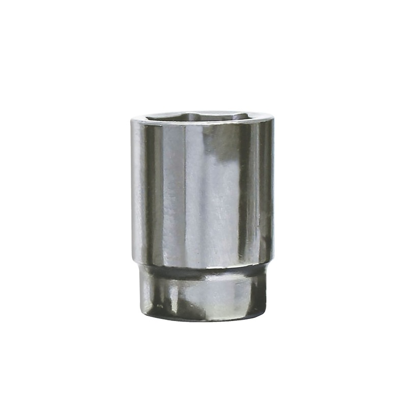 1/4" DRIVE 1/2" SAE 6 POINT CHROME SOCKET