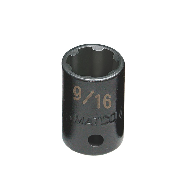 3/8" DRIVE 7916" SAE 6 POINT PRO NON-SLIP IMPACT SOCKET