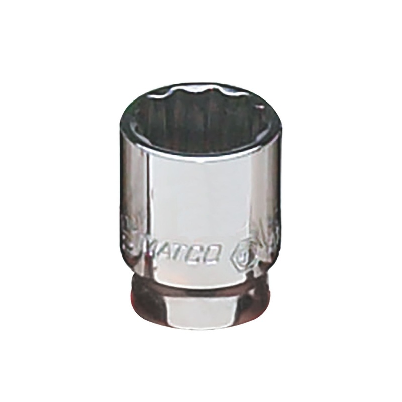 1/4" DRIVE 1/2" SAE 12 POINT CHROME SOCKET
