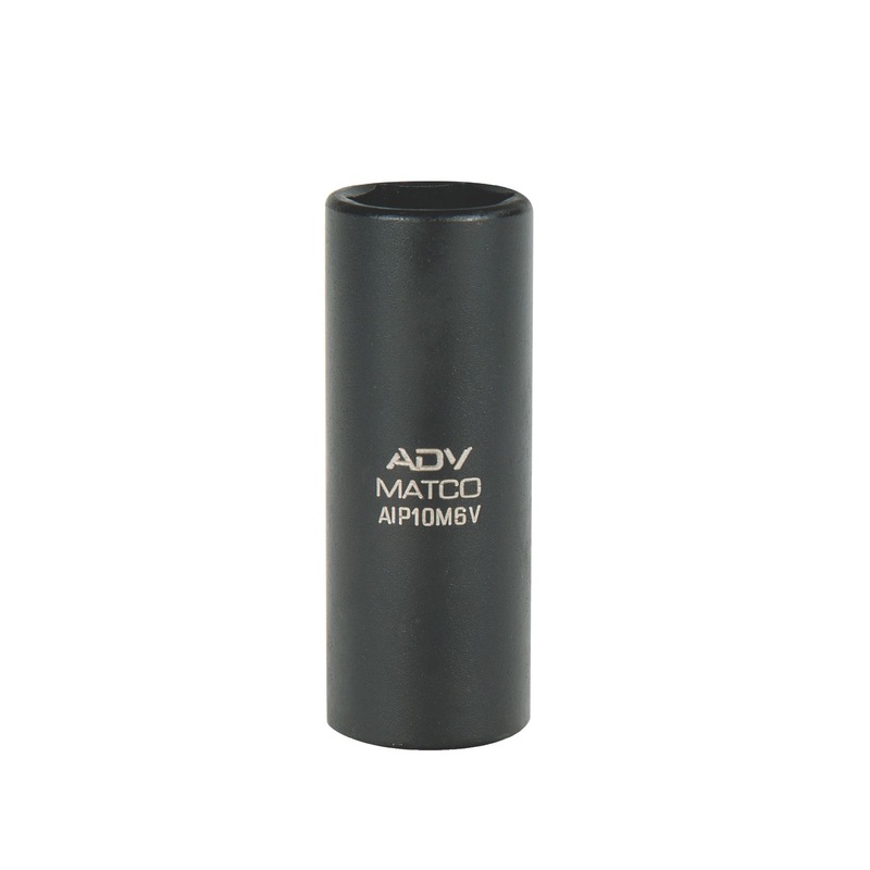 1/4" DRIVE 10MM METRIC 6 POINT MID-LENGTH IMPACT SOCKET
