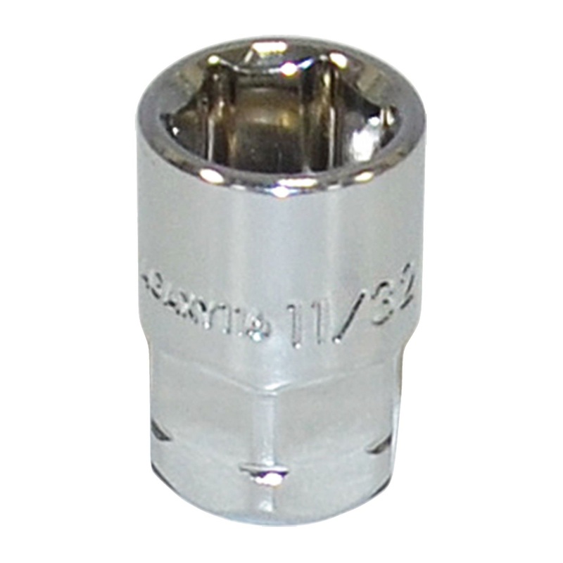 1/4" DRIVE 11/32" SAE 6 POINT LOW PROFILE SOCKET