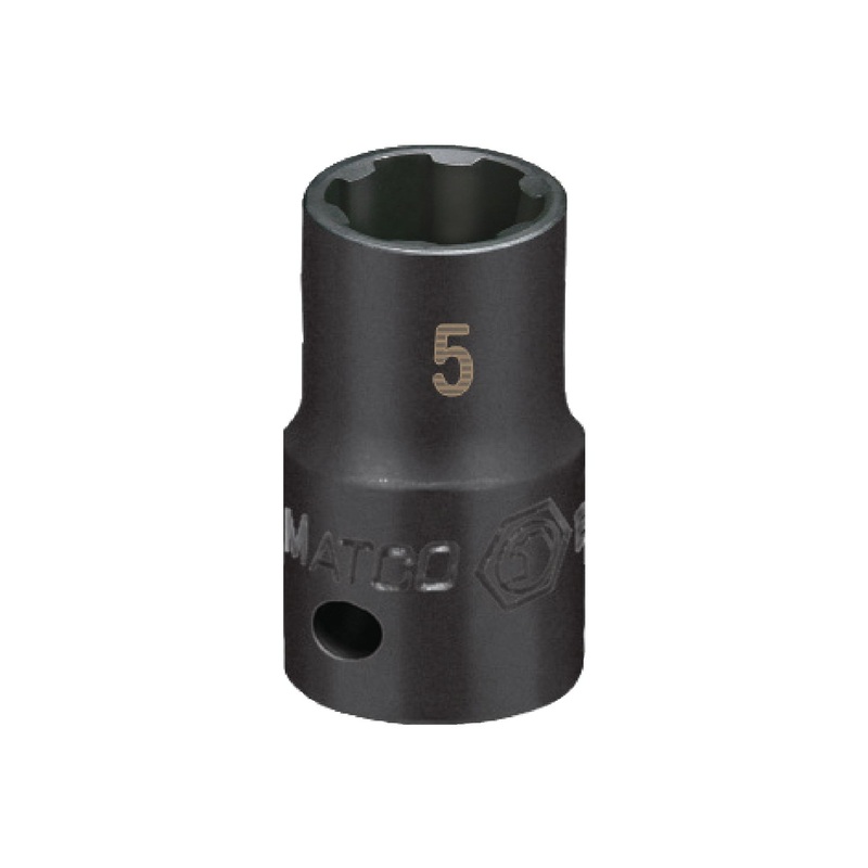 1/4" DRIVE 5MM METRIC PRO NON-SLIP IMPACT SOCKET