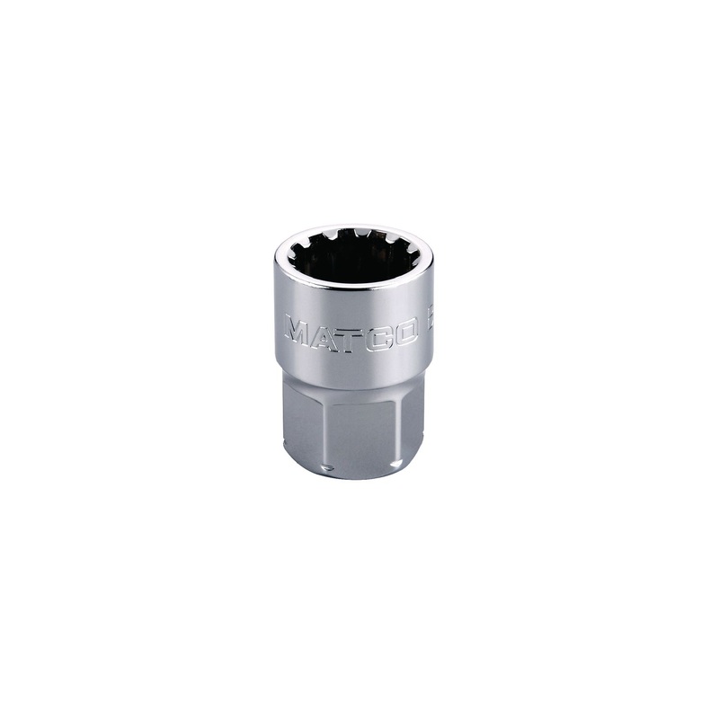 16MM THRU-DRIVE SPLINE SOCKET