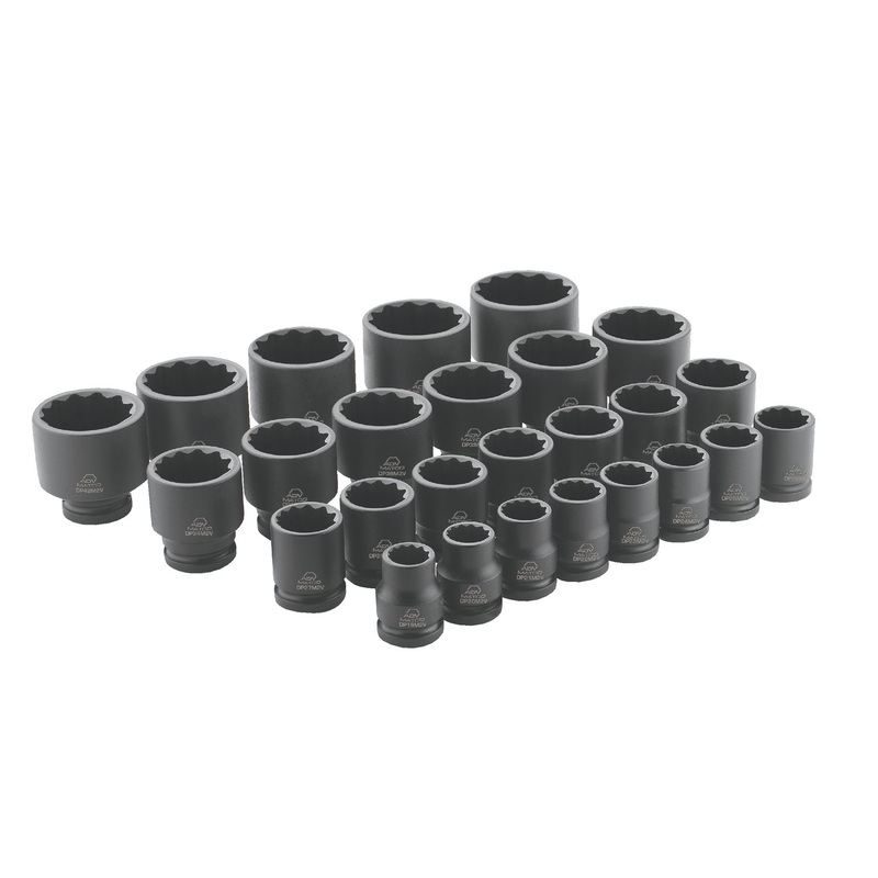 3/4" DRIVE 26 PIECE METRIC 12 POINT ADV IMPACT SOCKET SOCKET