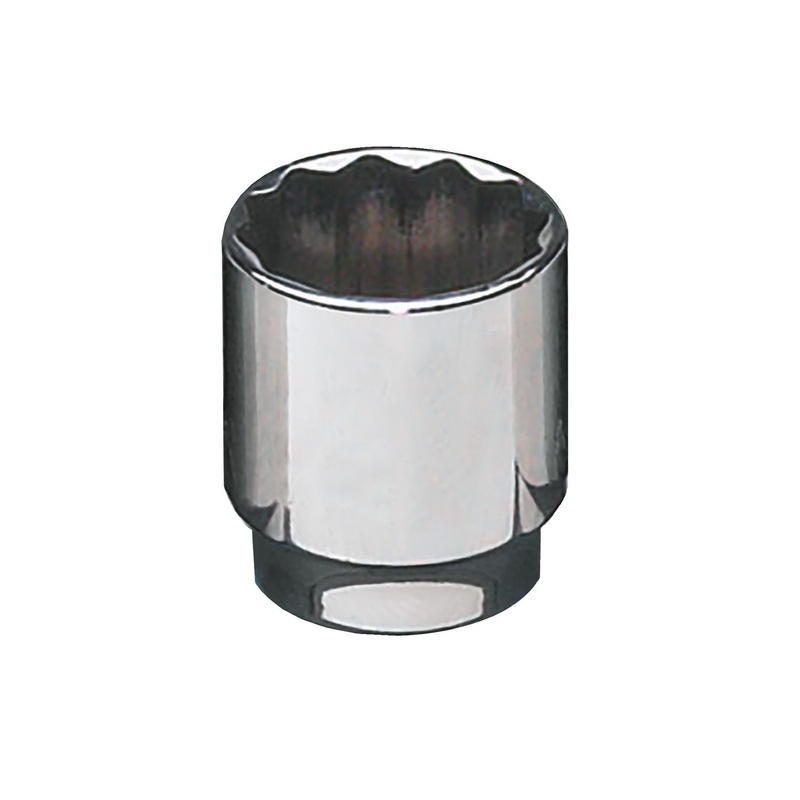 3/8" DRIVE 21MM METRIC 12 POINT CHROME SOCKET