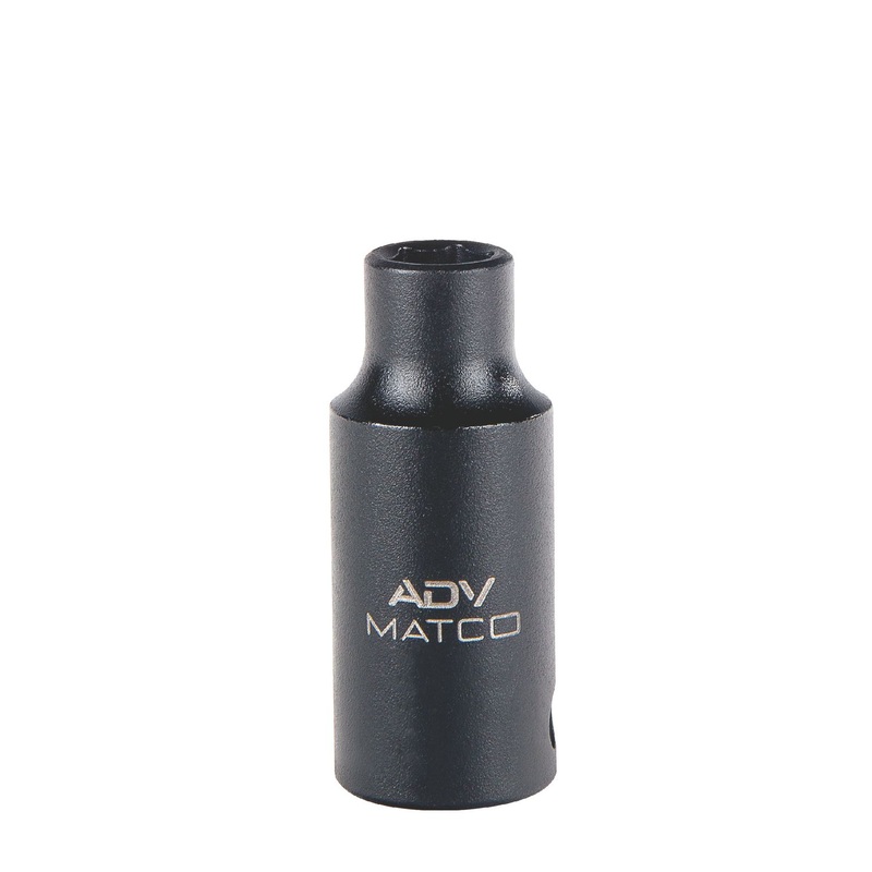 3/8" DRIVE 7MM METRIC 6 POINT MID-LENGTH IMPACT SOCKET