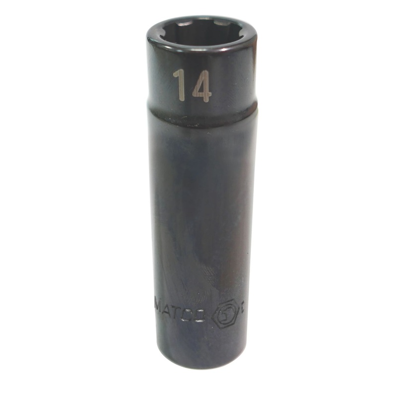 1/2" 14MM METRIC DEEP PRO NON-SLIP IMPACT SOCKET