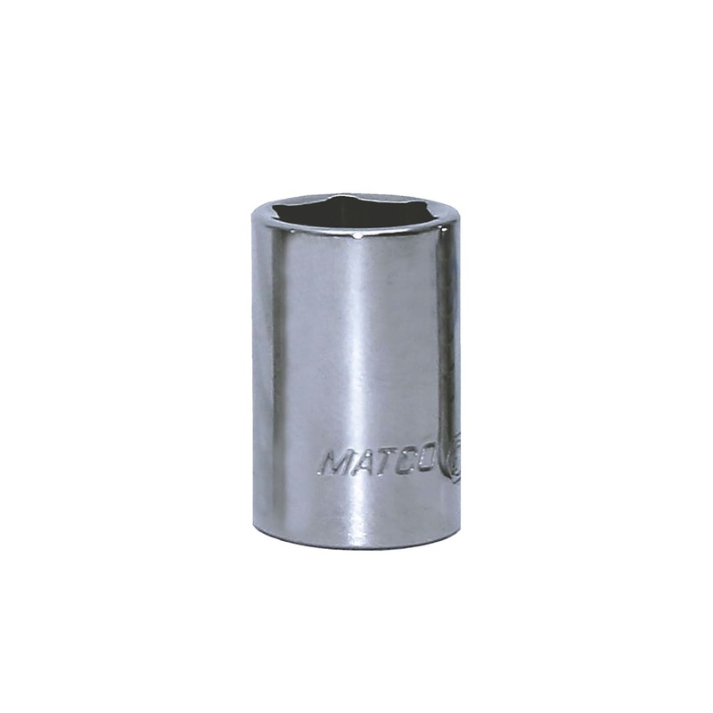 1/2" DRIVE 11/16" SAE 6 POINT CHROME SOCKET