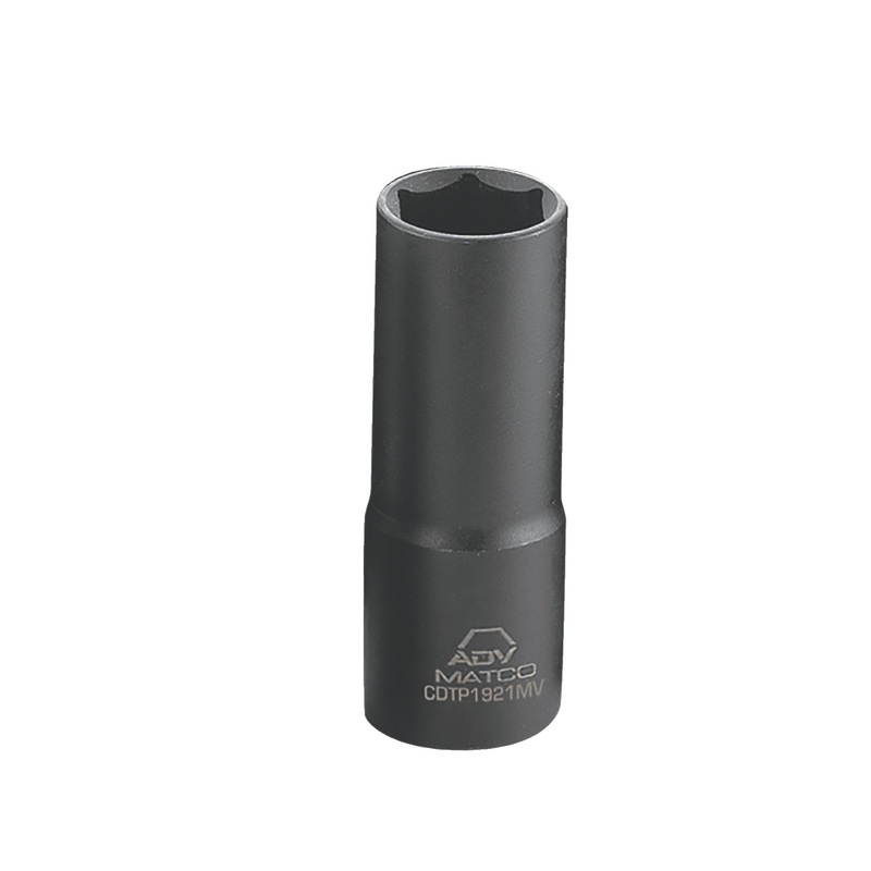 1/2" DRIVE 19MM X 21MM METRIC ADV EXTRA THIN WALL IMPACT SOCKET
