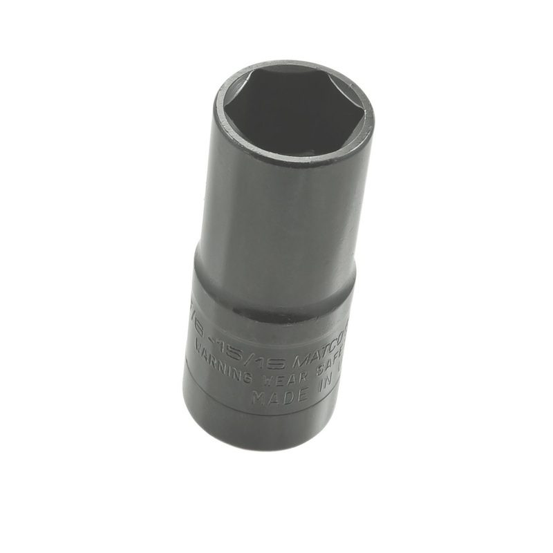 1/2" DRIVE 7/8" - 15/16" SAE 6 POINT THIN WALL FLIP SOCKET
