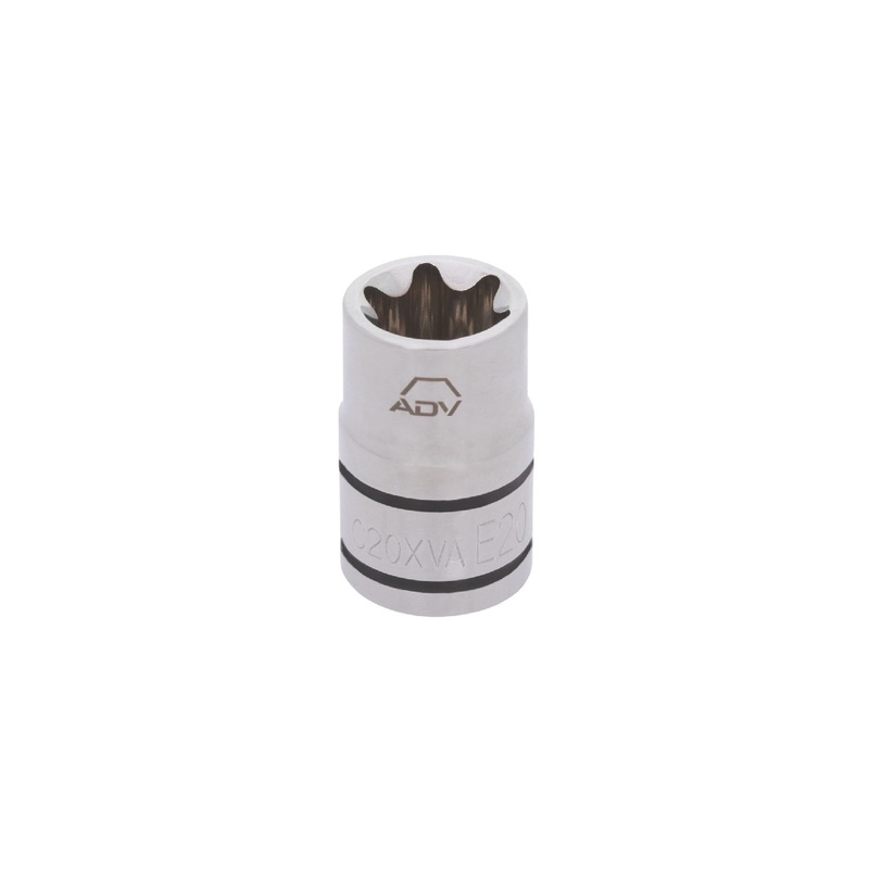 1/2" DRIVE INVERTED TORX E20