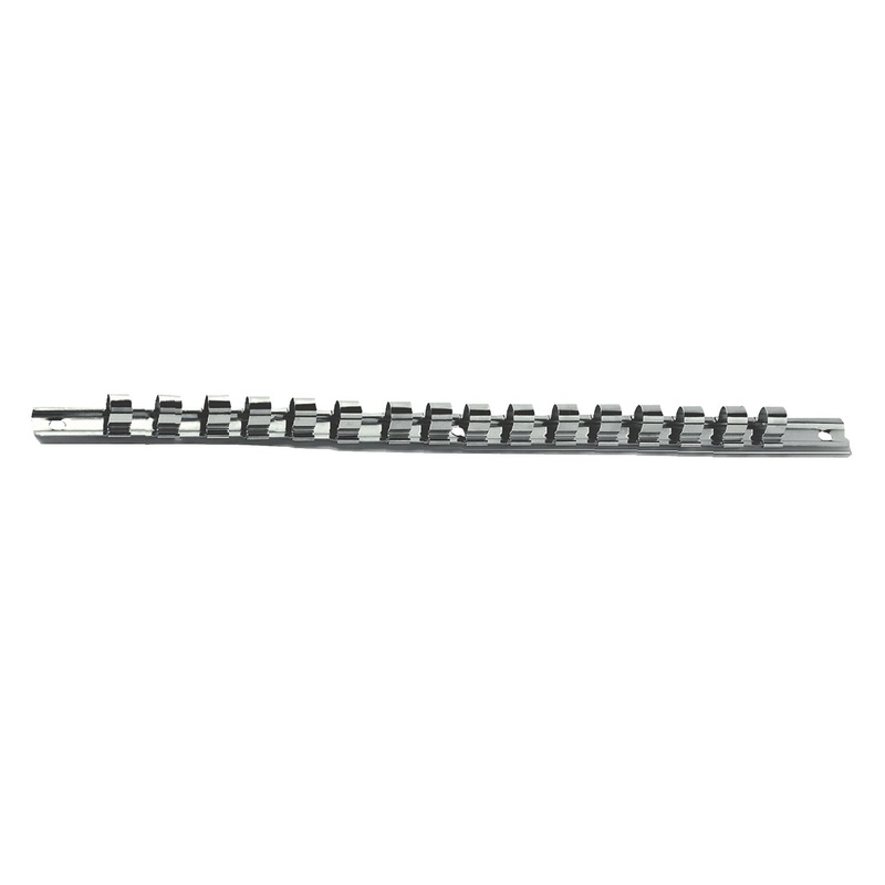 1/2" DRIVE SOCKET HOLDER, 16 CLIPS