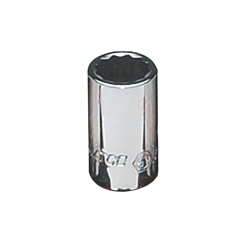 1/4" DRIVE 11/32" SAE 12 POINT CHROME SOCKET