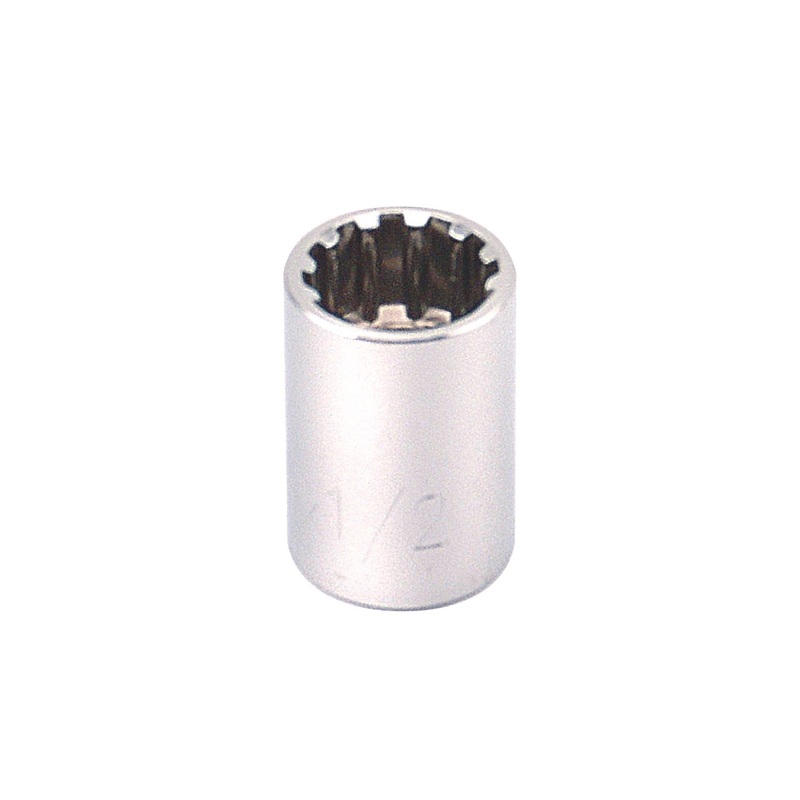 3/8" DRIVE 1/2" SAE SPLINE SOCKET