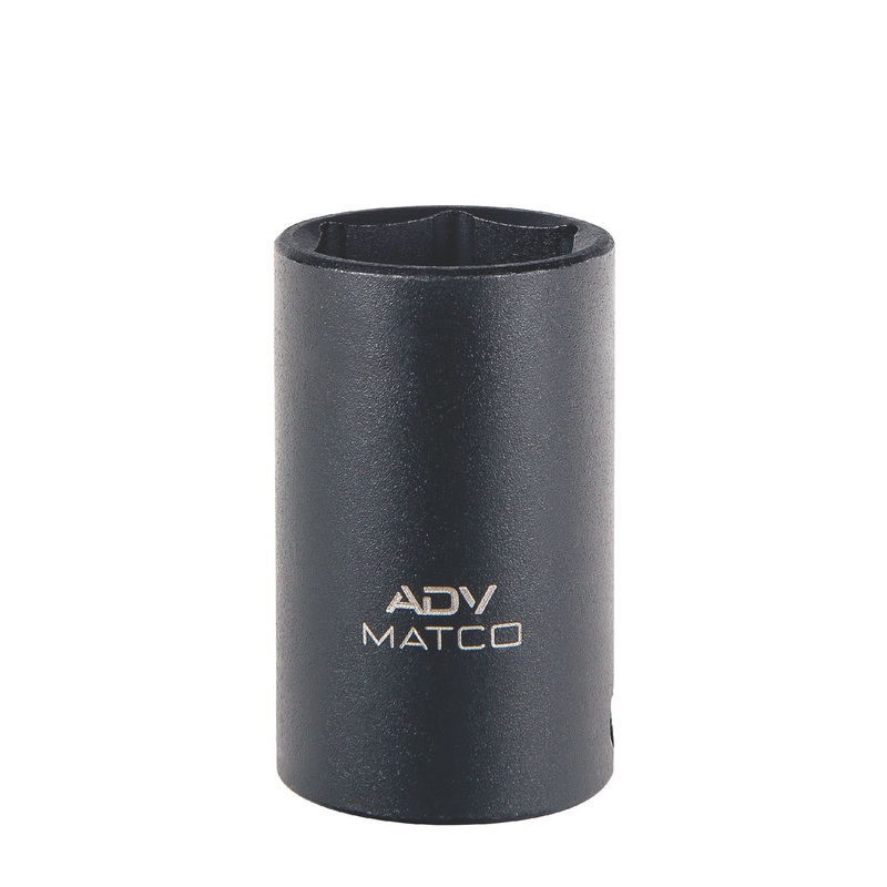 3/8" DRIVE 16MM METRIC 6 POINT MID-LENGTH IMPACT SOCKET