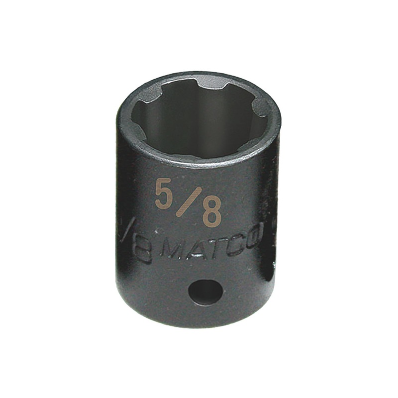 3/8" DRIVE 5/8" SAE 6 POINT PRO NON-SLIP IMPACT SOCKET