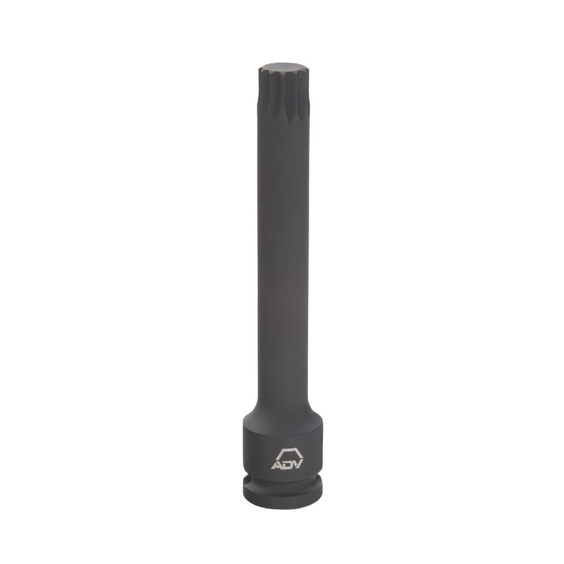 3/8" DRIVE M12 LONG IMPACT TRIPLE SQUARE BIT SOCKET