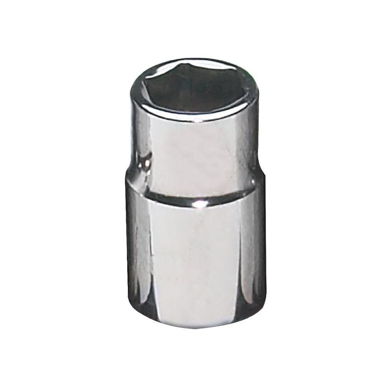1/2" DRIVE 1/2" SAE 6 POINT CHROME SOCKET