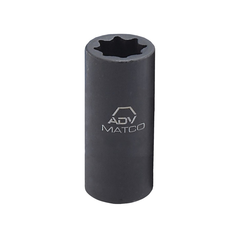 1/2" DRIVE 1" SAE 8 POINT IMPACT SOCKET