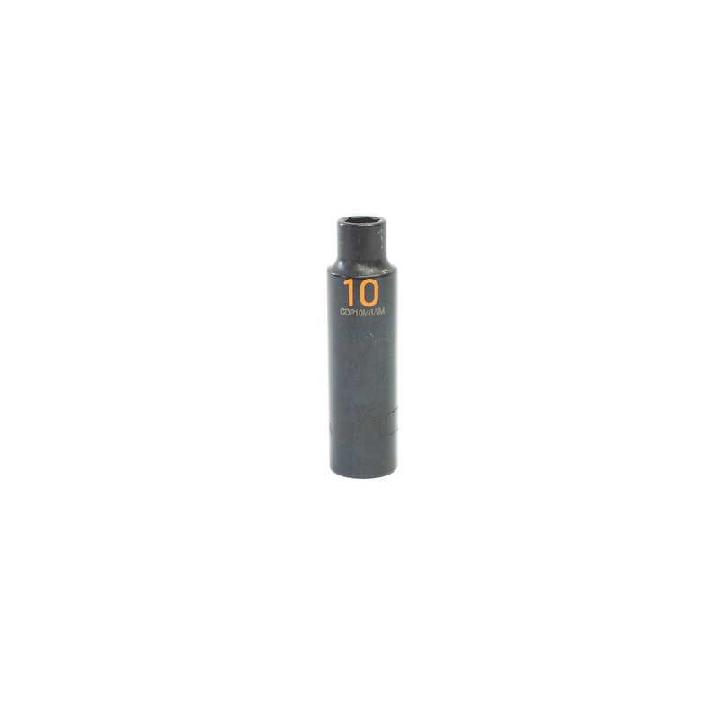 1/2" DRIVE 10MM METRIC 6 POINT DEEP IMPACT SOCKET - ORANGE