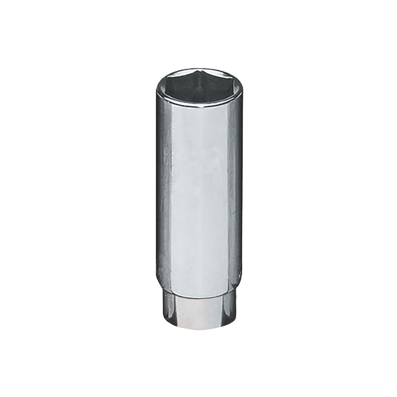 1/2" DRIVE 13/16" SAE 6 POINT DEEP CHROME SOCKET