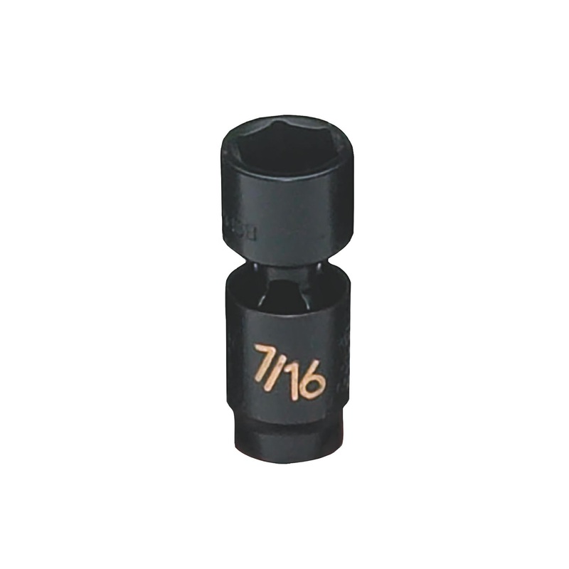 1/4" DRIVE 7/16" SAE 6 POINT UNIVERSAL IMPACT SOCKET