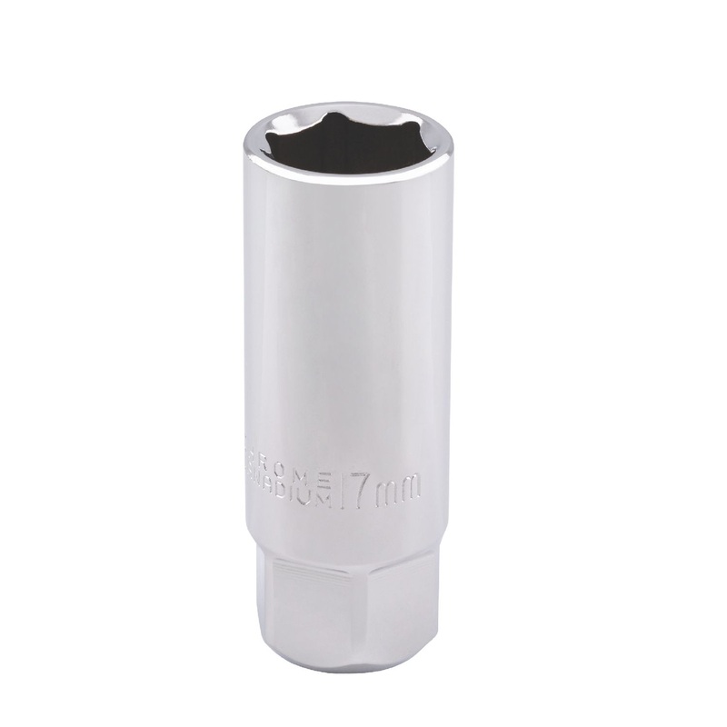 3/8" DRIVE 17MM METRIC 6 POINT SPARK PLUG SOCKET